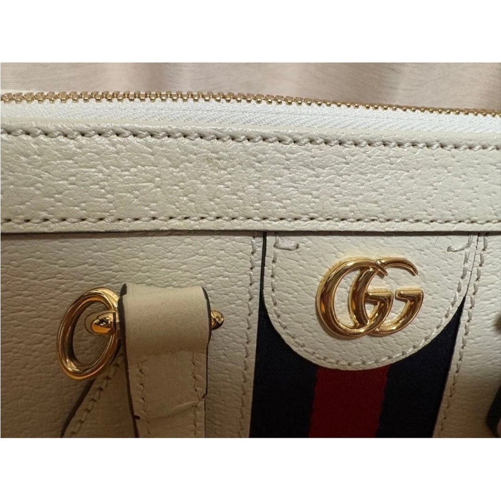 Gucci White Leather Women's Bag - Picture 9 of 12